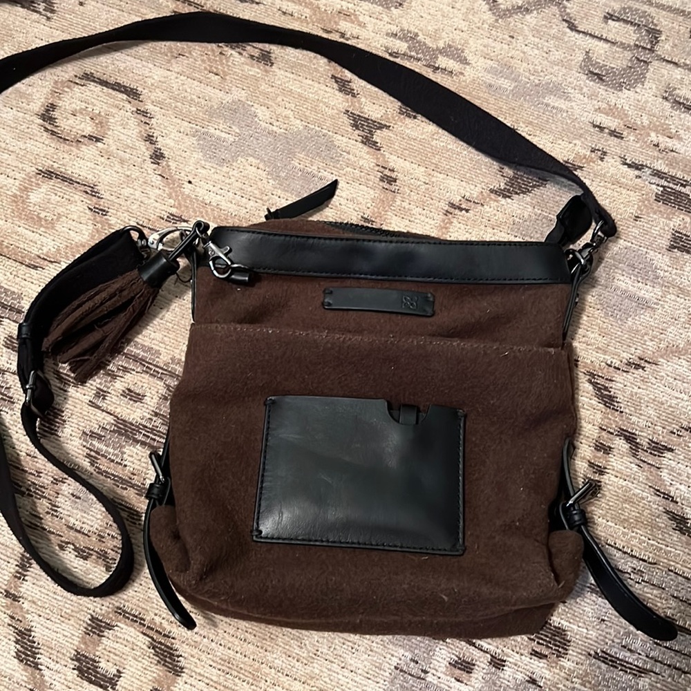 The cutest wool sherpani cross body purse!